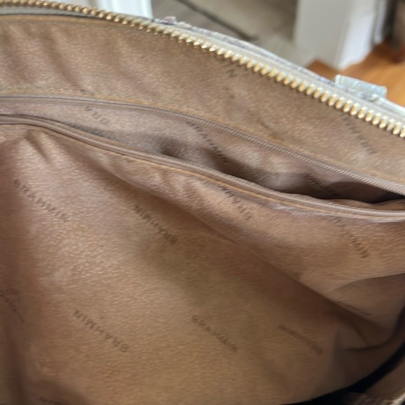 Brahmin Melbourne Collection Large Duxbury Crocodile-Embossed Dome Satchel Bag. - Picture 6 of 11